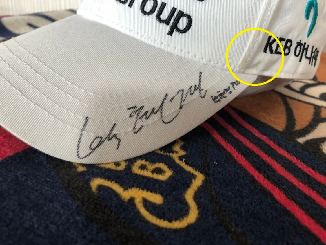 브리지스톤골프 하나파이낸셜그룹 스폰서모자/박현경프로싸인 상품이미지5