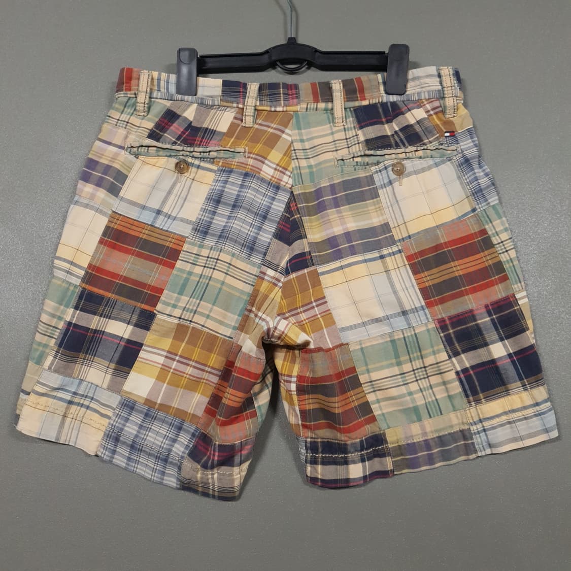 32~33) 타미힐피거 마드라스 패치워크 반바지 쇼츠 하프 팬츠 베이지 상품이미지9