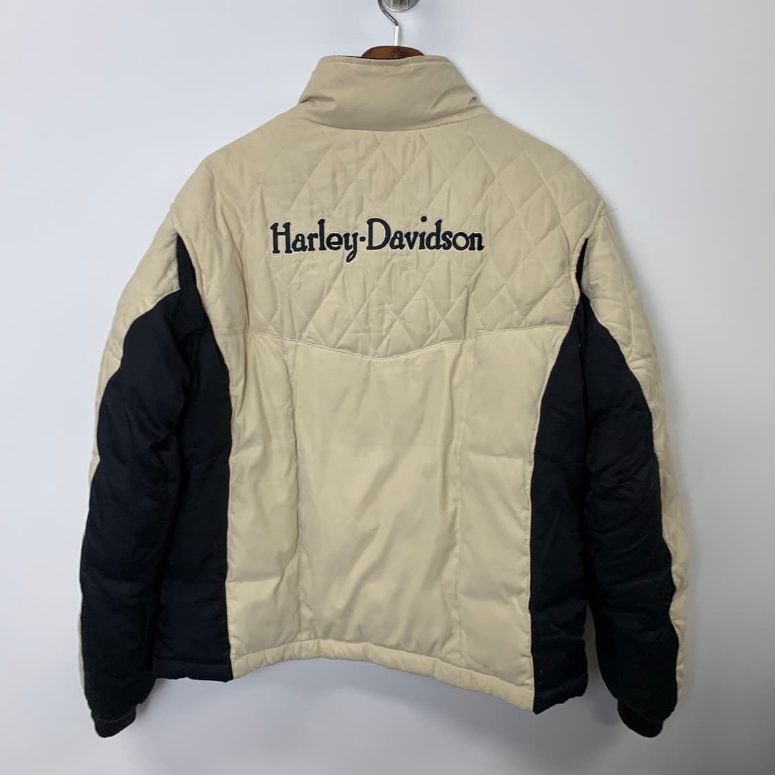 할리데이비슨 은장 아이보리 퀼팅 경량 자켓 상품이미지3