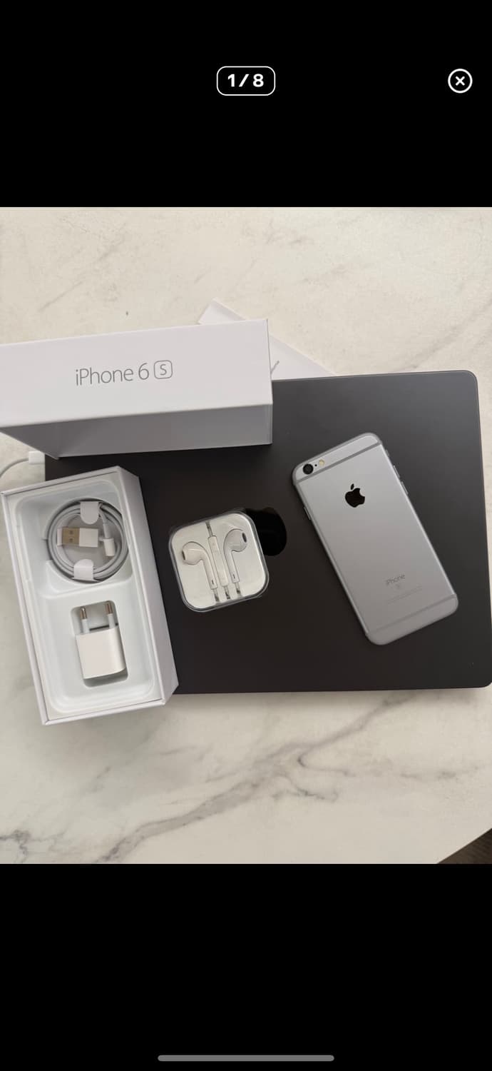 6s 64gb 스페이스그레이 풀박스 안전결제창  상품이미지1