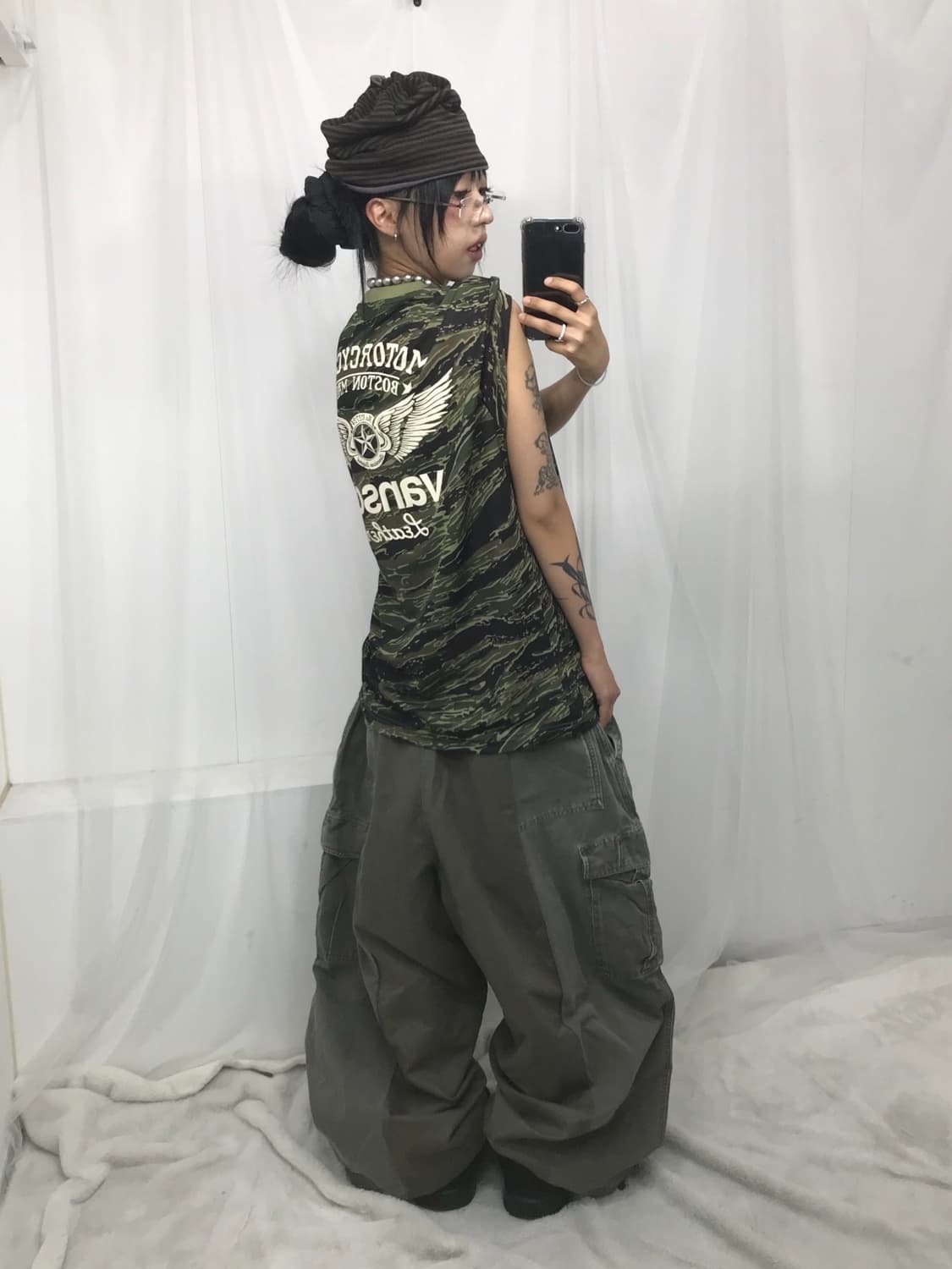 < Vanson Camouflage Printing T-shirt > 상품이미지7