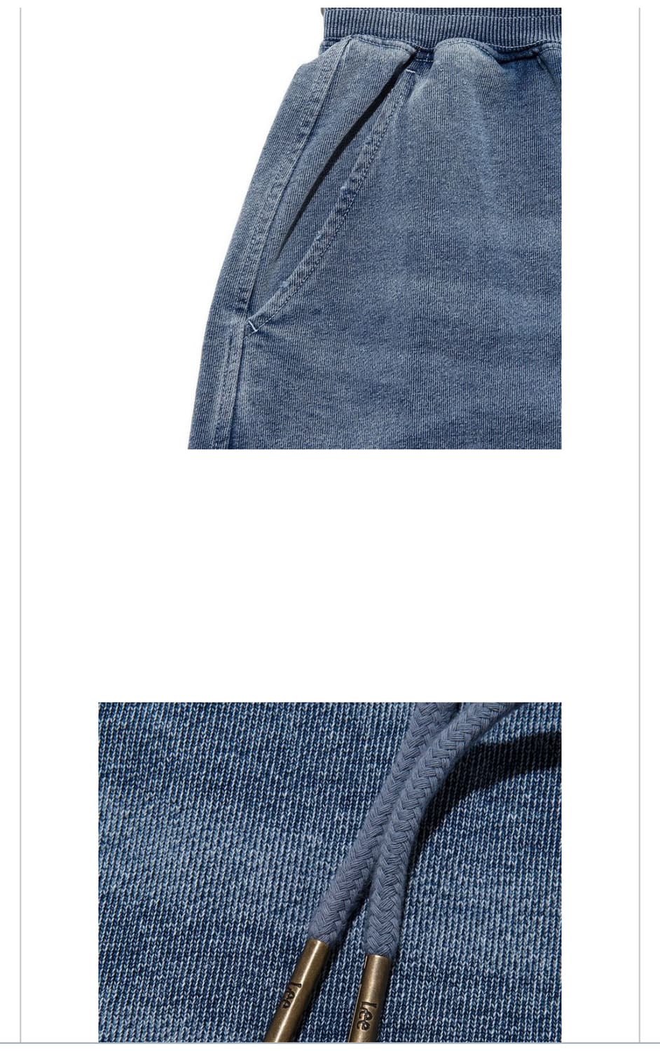 Lee 데님 스웻 반바지 상품이미지3