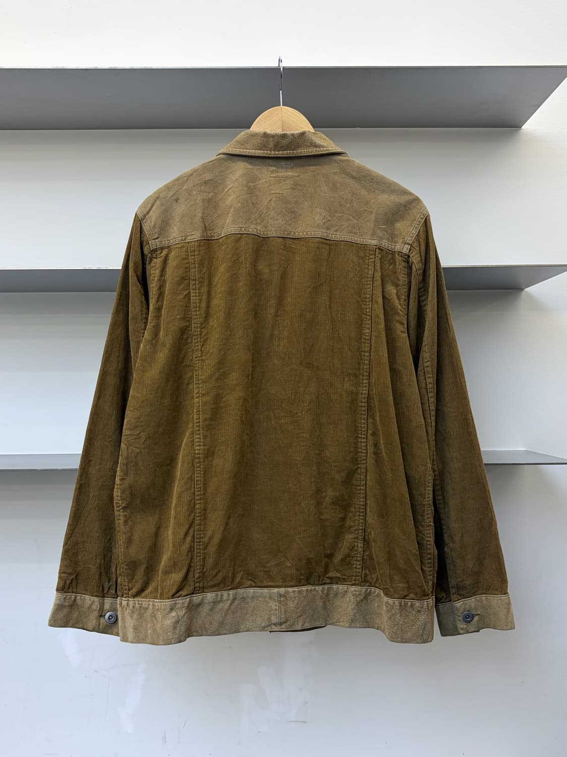 코리스코 90s 스웨이드 레더 코듀로이 자켓 상품이미지3