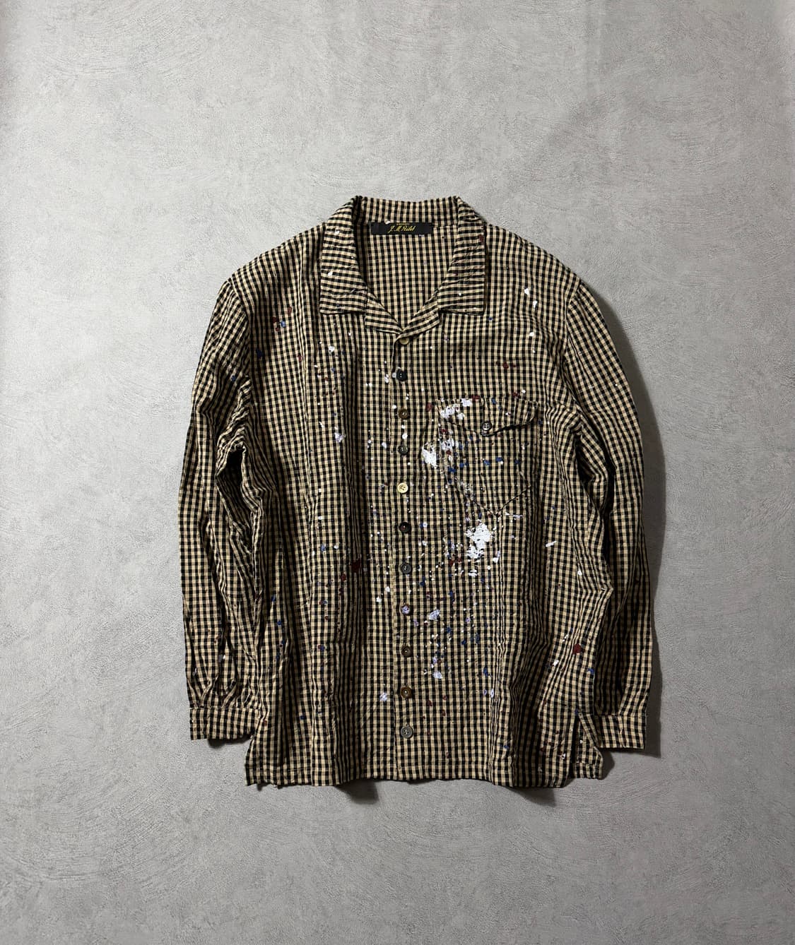 Archivio J.M. Ribot Hand-Painted Gingham 상품이미지1