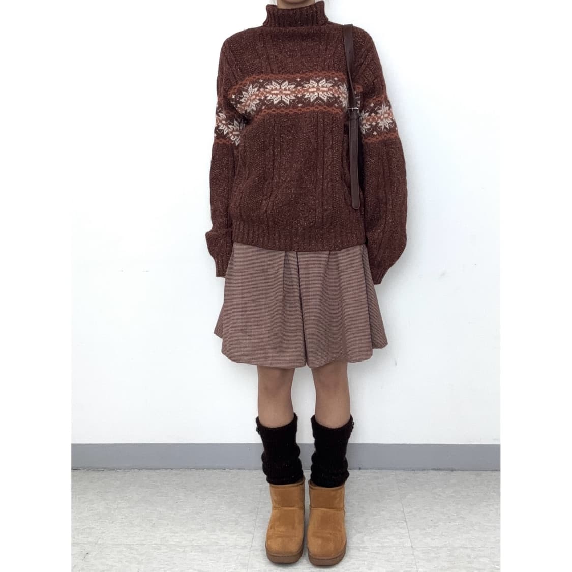 빈티지 노르딕 울 니트 스웨터 상품이미지2