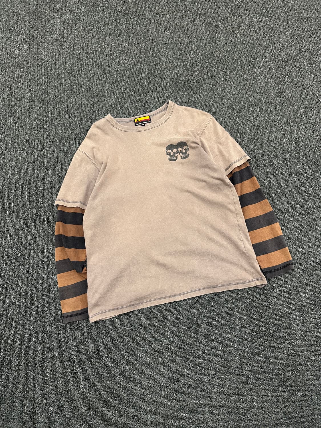 M) BROOKLYN INDUSTRIES 레이어드 롱슬리브 긴팔티 상품이미지1