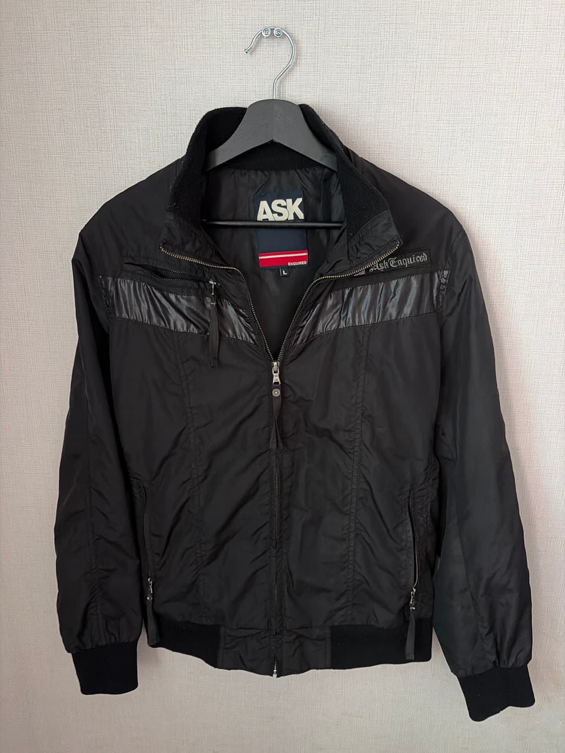 Ask 빈티지 블랙 집업 자켓 상품이미지1