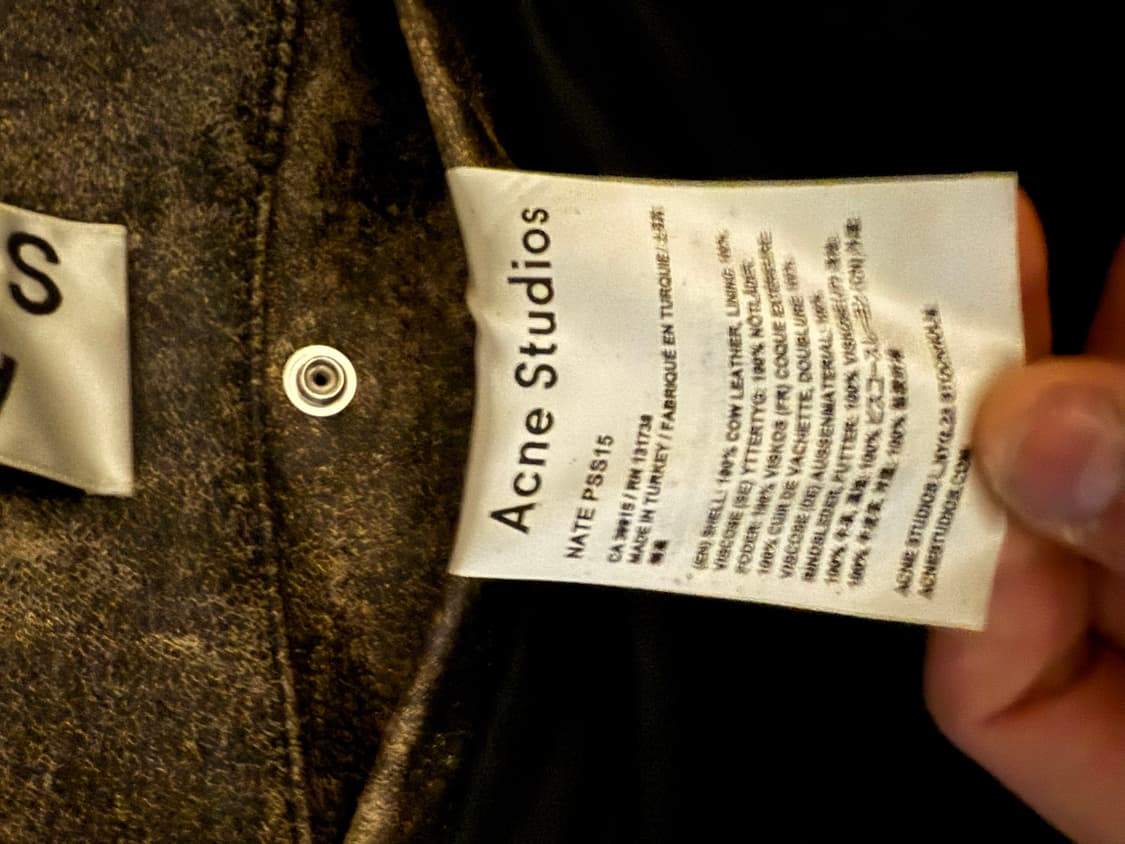 아크네 스튜디오 라이더 자켓 상품이미지3