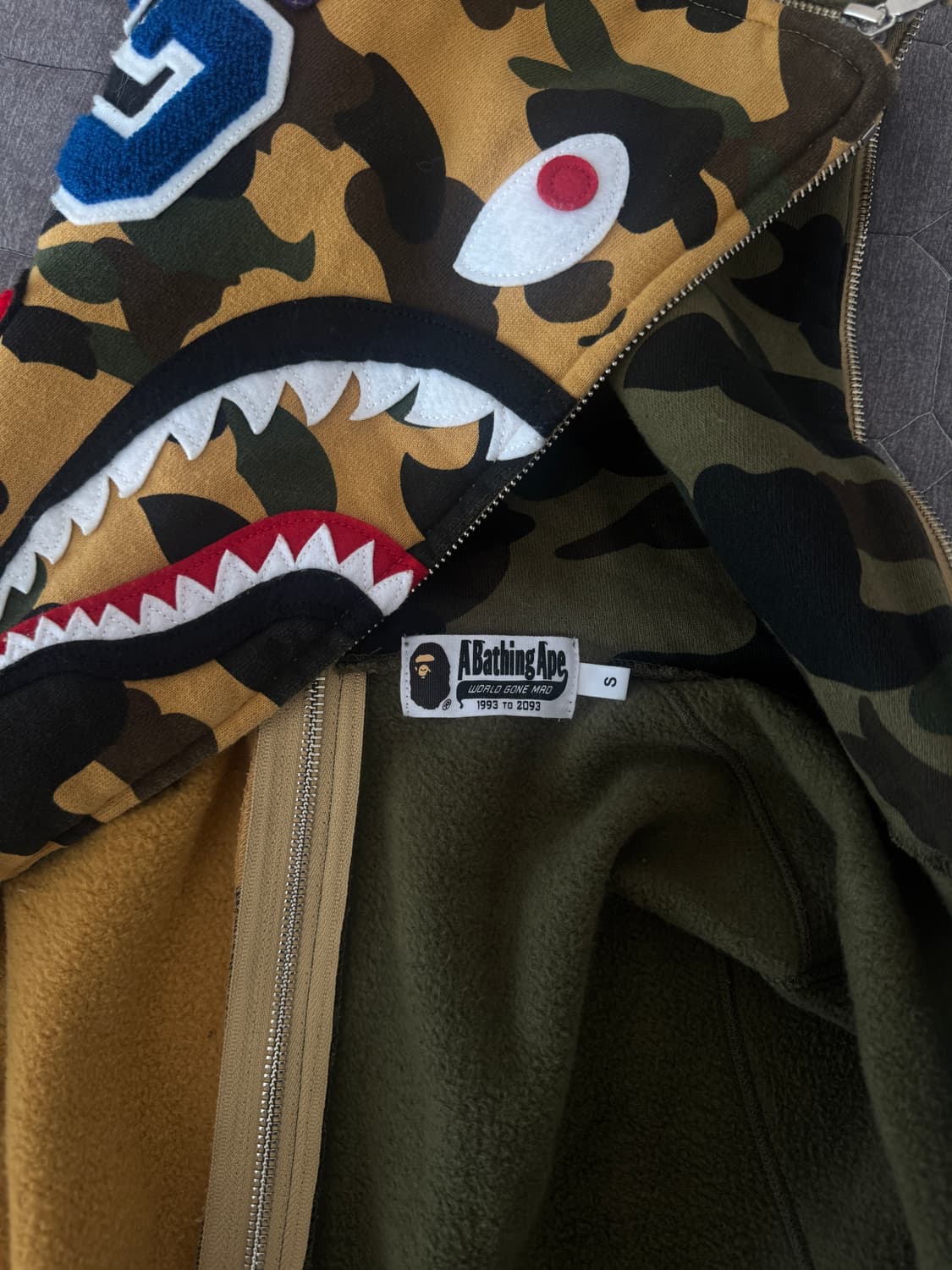 베이프 후드집업 정품 S bape 급처 상품이미지4