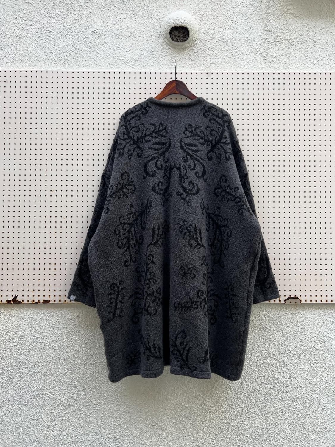 ANGENEHM JAPAN MADE PATTERN 니트 로브 코트 상품이미지2
