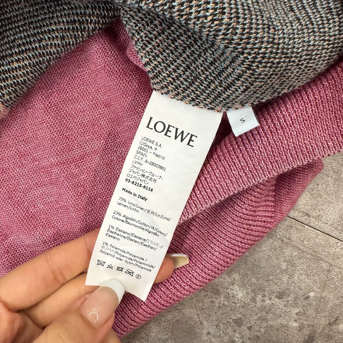 Loewe Paula’s Ibiza 핑크 코튼 니트 #csz416 상품이미지5