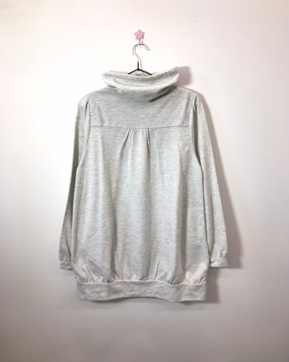 Jpn Oatmeal High-Neck Button Cardigan 상품이미지2