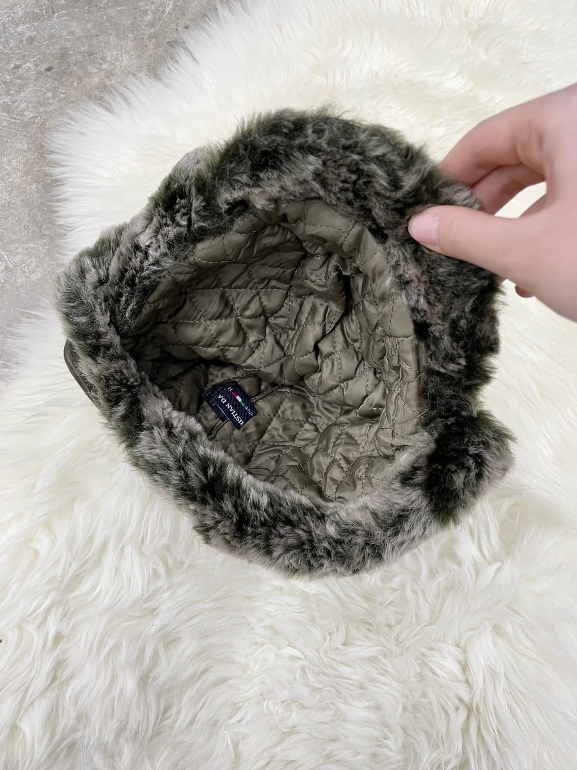 카키 니팅 트루퍼햇  상품이미지6