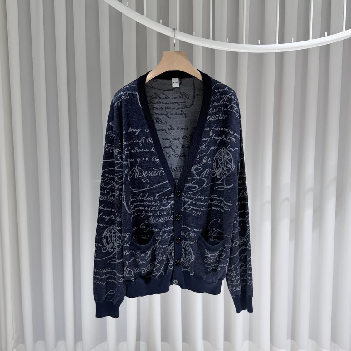 (S급/3XL) / 벨루티 린넨 울 시크리토 가디건 자켓 상품이미지1