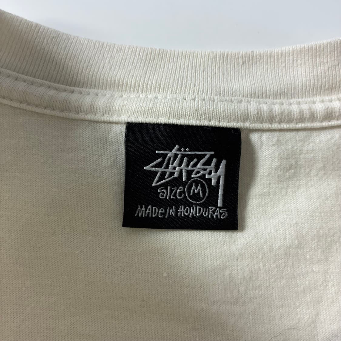 Stussy  스투시 다이스 피그먼트 다이드 화이트 반팔티셔츠  상품이미지7