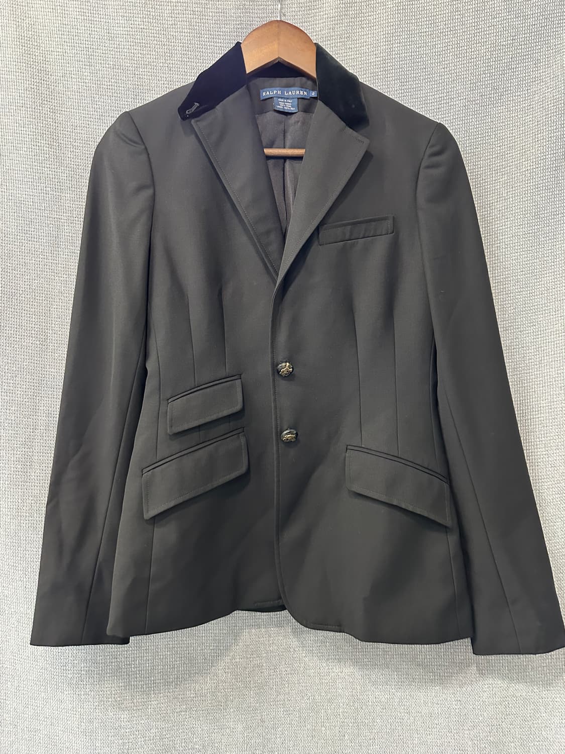 랄프로렌 Ralph Lauren 벨벳 카라 자켓 상품이미지1