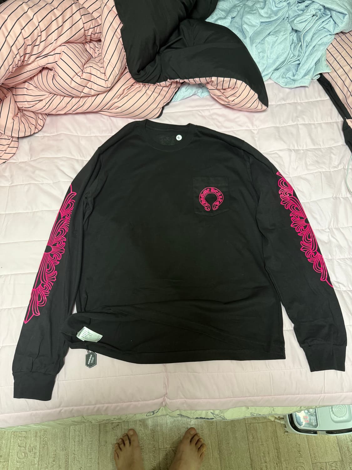 크롬하츠 홀스슈 검핑 롱슬리브 xl 상품이미지3