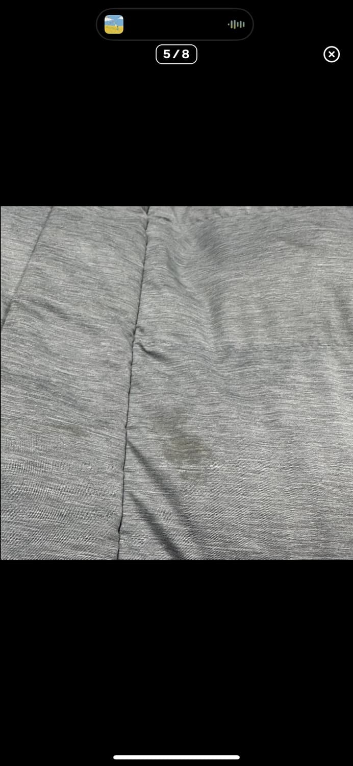  (바배) 리복 빅로고 그레이 롱 패딩 상품이미지5