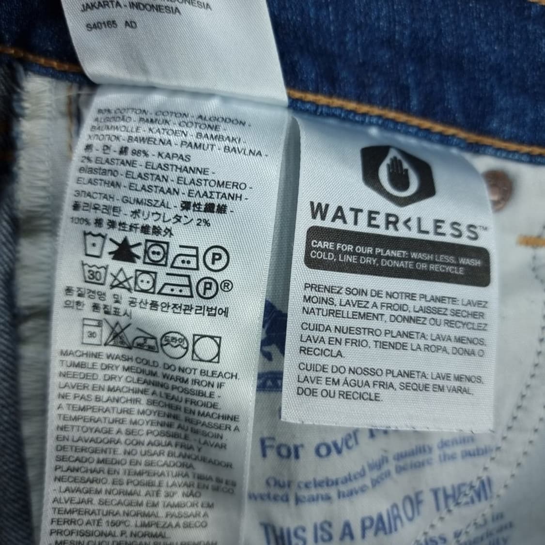 [리바이스] 프리미엄 디스트로이드 슬림핏 데님 팬츠 M19418 상품이미지8