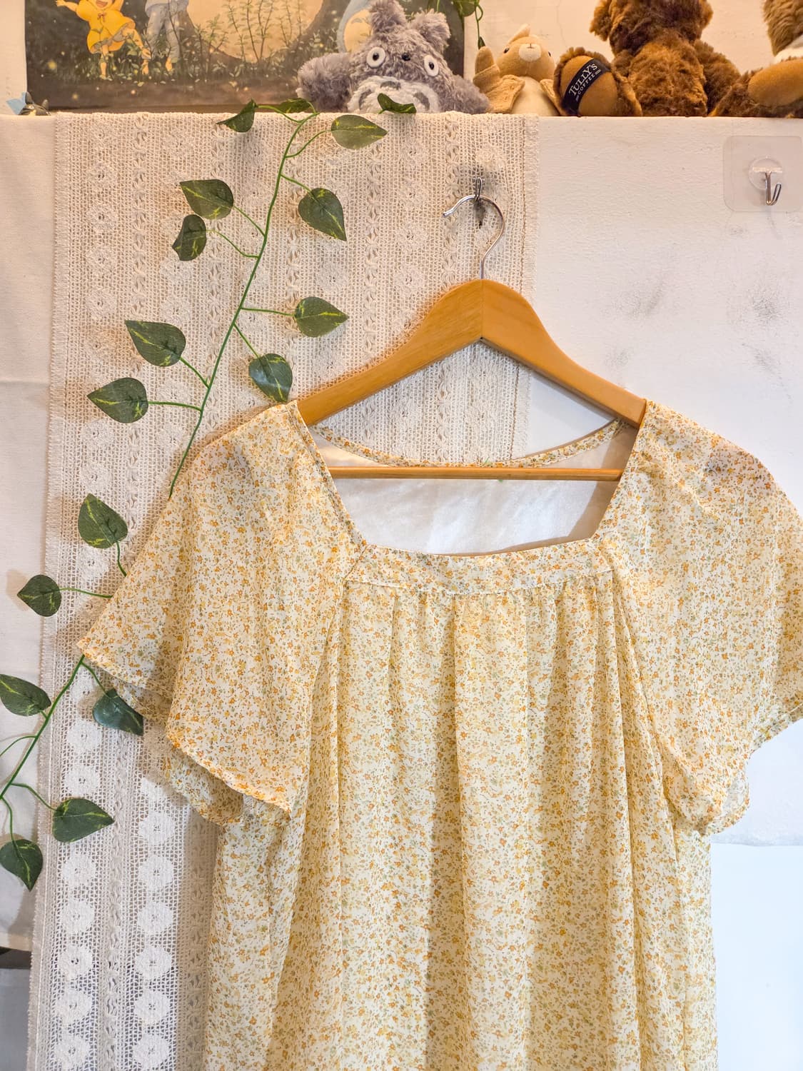 잔꽃 반팔 원피스 상품이미지2