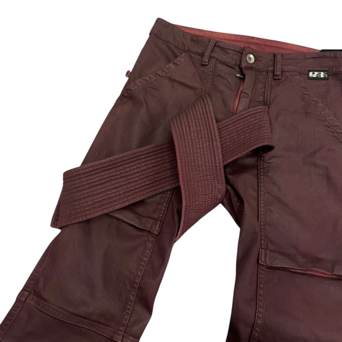 릭 오웬스 다크쉐도우 21SS 왁스 이지 크리치 컷 카고 팬츠 상품이미지5