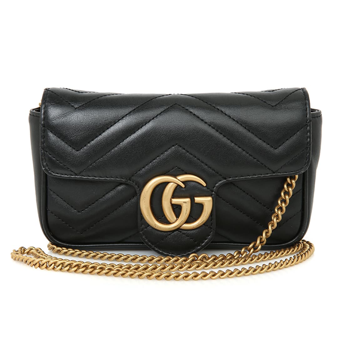 구찌 GG 마몽 마틀라세 수퍼 미니 체인 크로스백 476433 상품이미지5