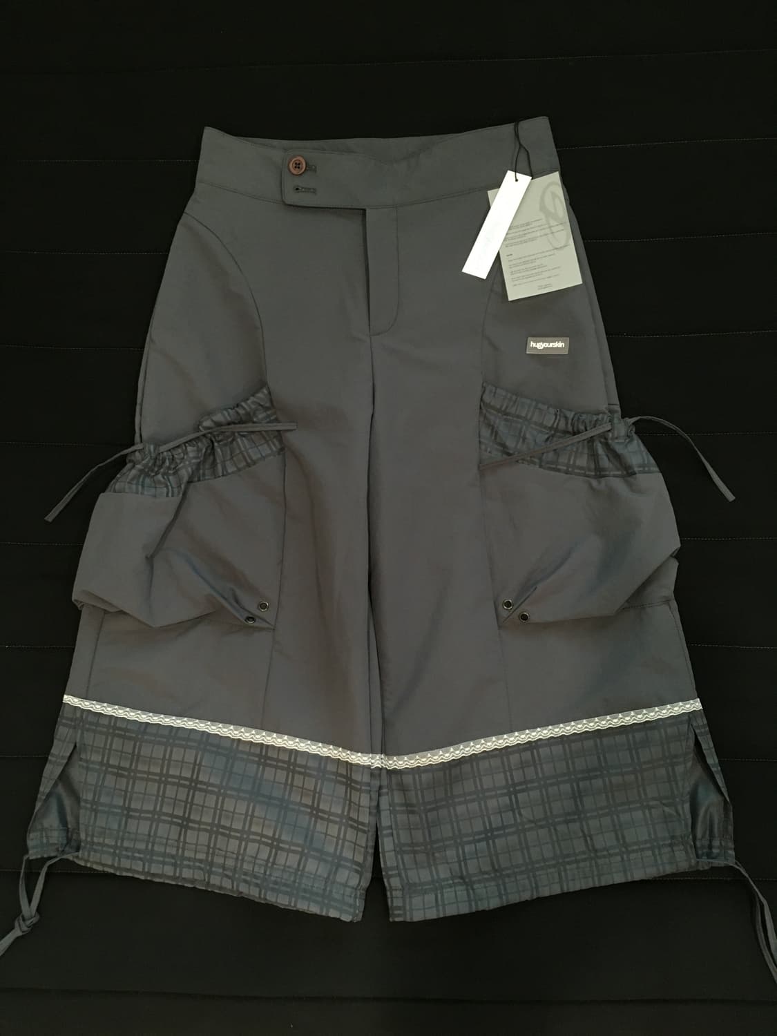 허그유어스킨 hugyourskin 체크 버뮤다 팬츠 상품이미지2