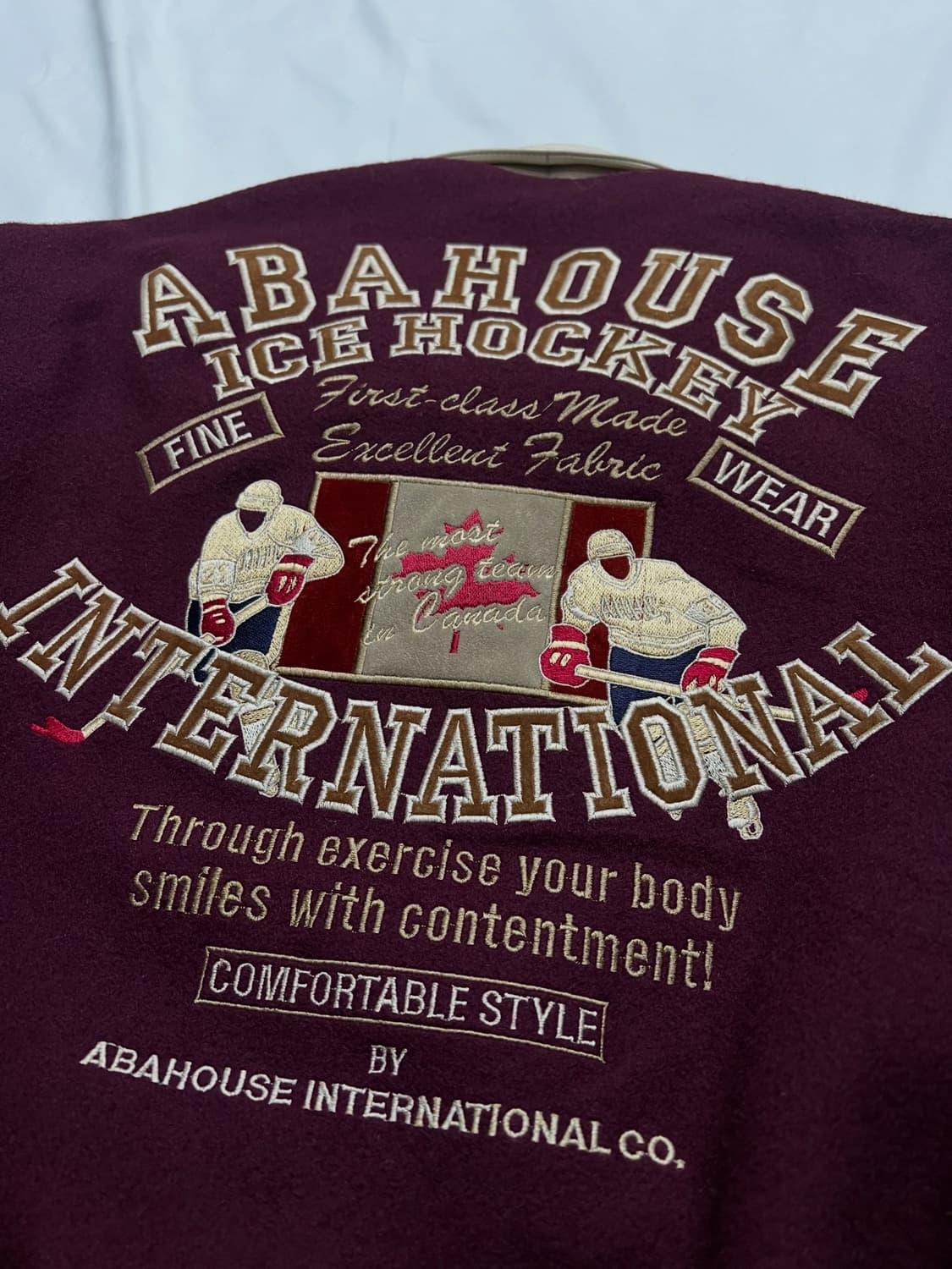 ABAHOUSE 아바하우스 아이스하키 바시티 자켓 상품이미지8