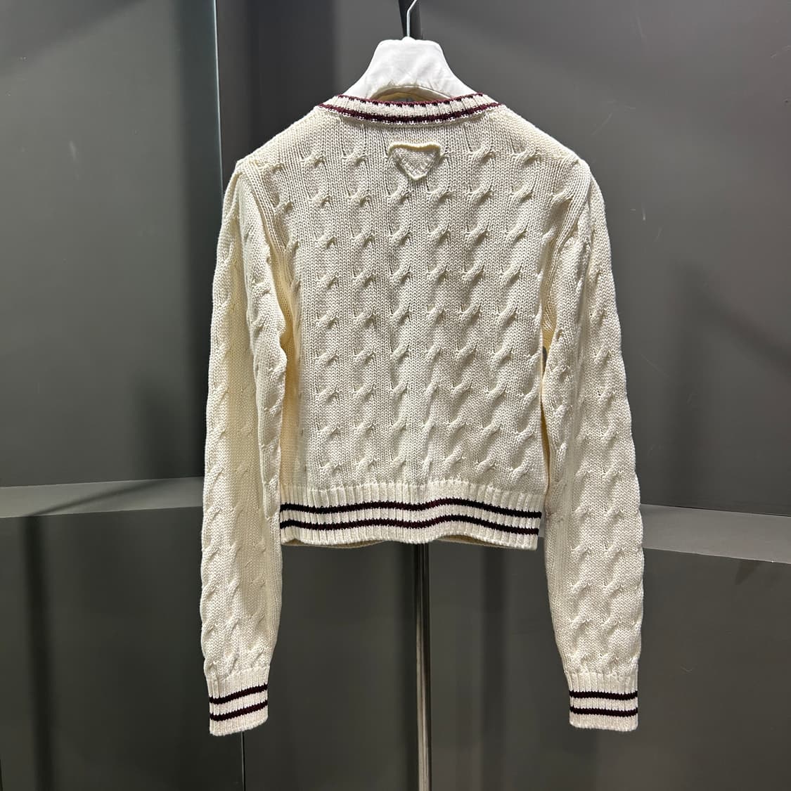 프라다 케이블 크롭 가디건 상품이미지6