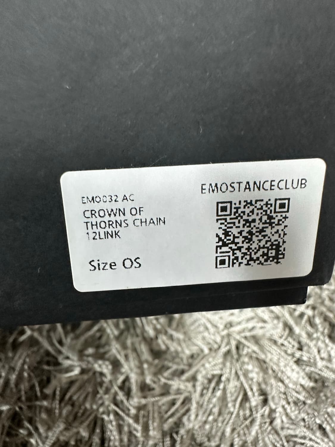 에모스탠스클럽 크라운 오브 쓰론 12링크 키체인 체인 상품이미지3