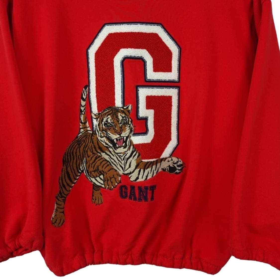 [간트] 빈티지 그래픽 자수 오버핏 크롭 맨투맨 M19261 상품이미지5