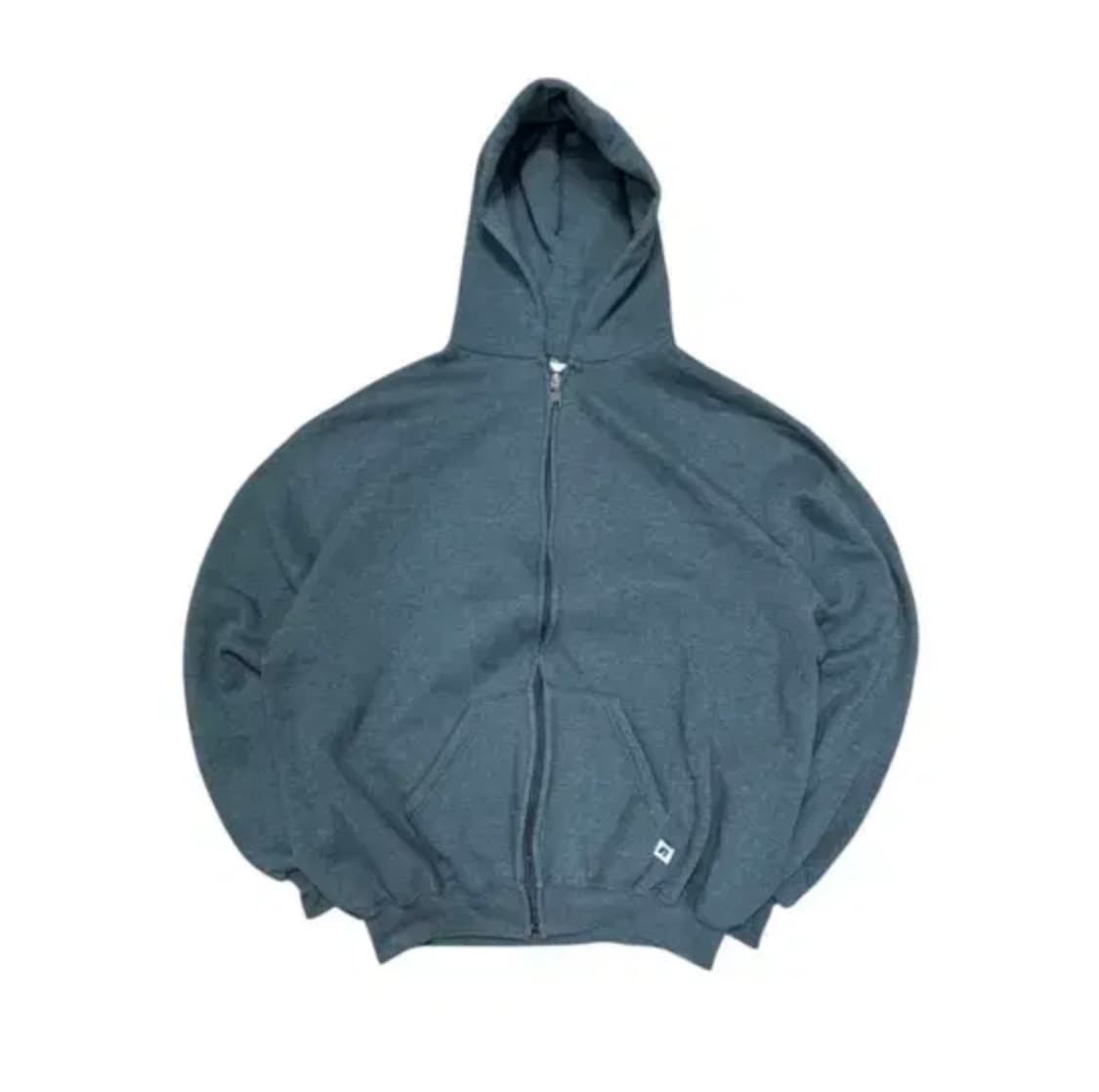 90s 러셀 후드집업 다크그레이XL 상품이미지1