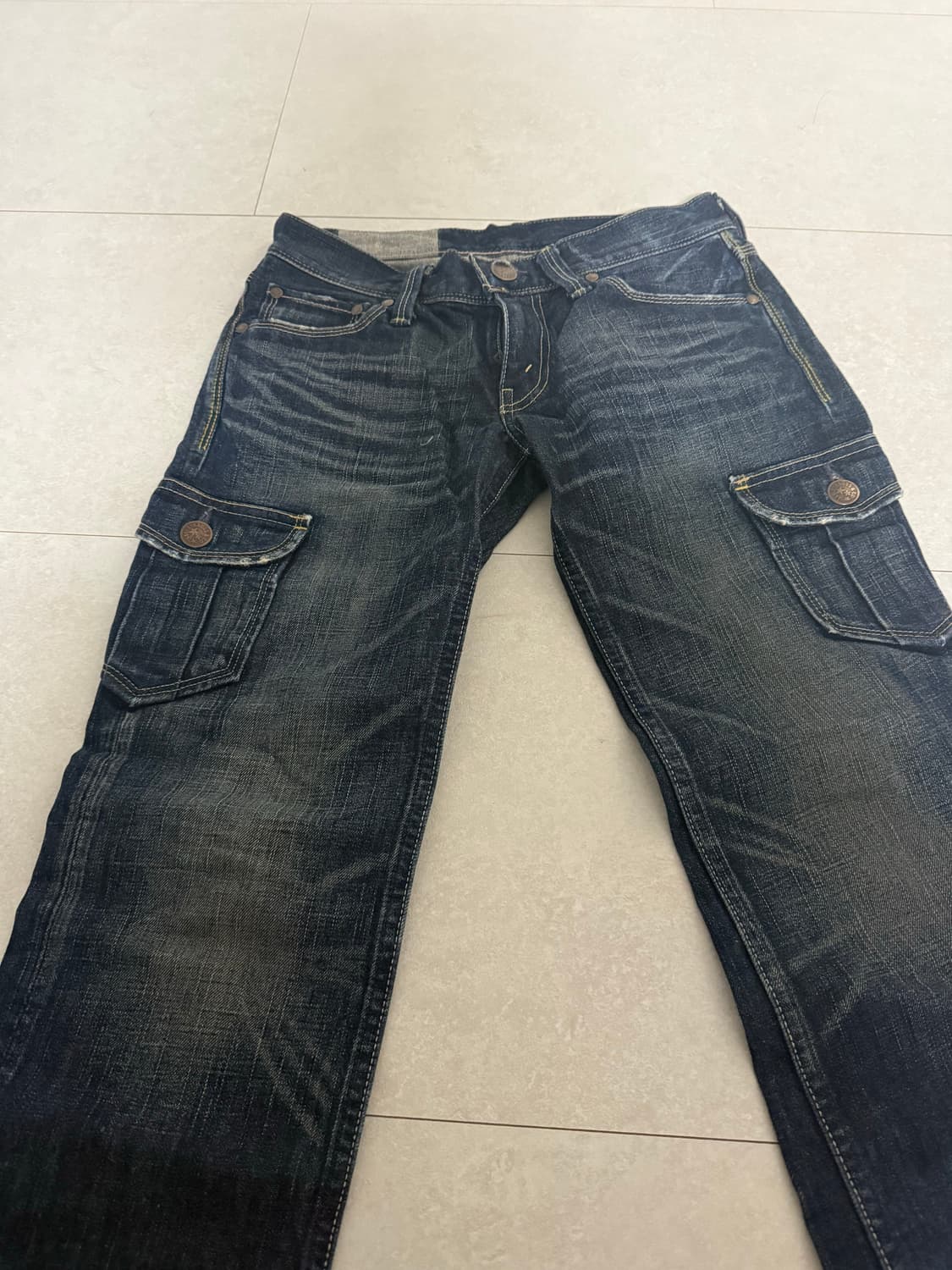 리바이스 부츠컷 청바지 로우라이즈 빈티지 카고바지 카고청바지 y2k팬츠 상품이미지1