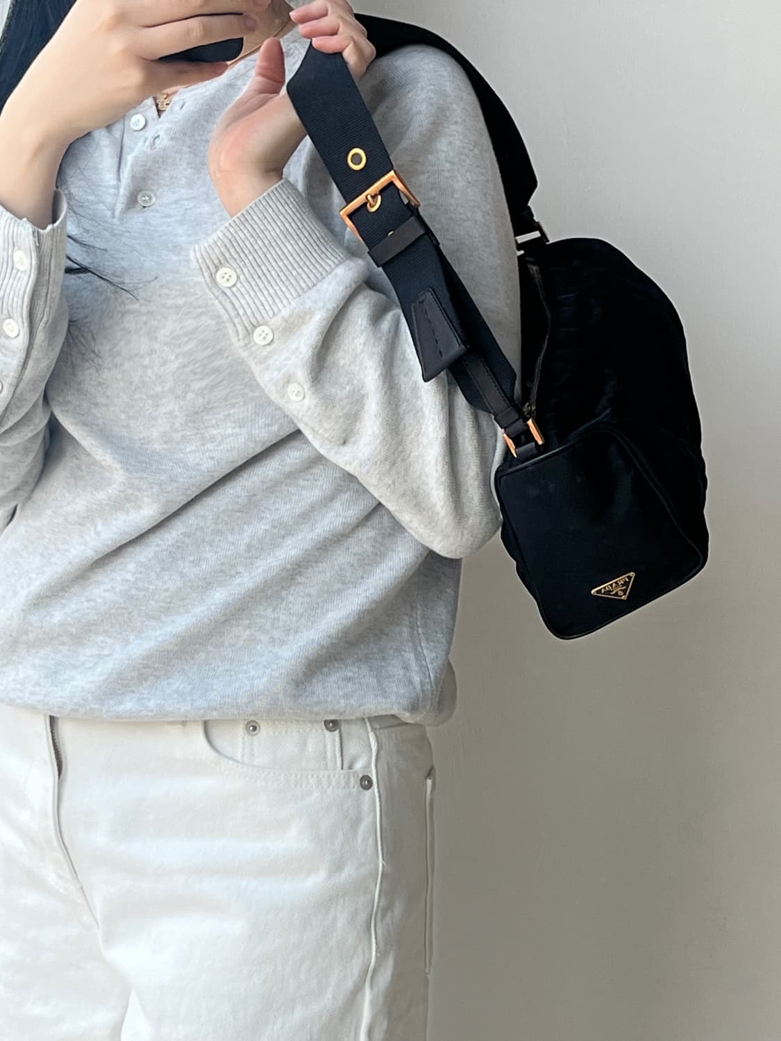 프라다 빈티지 숄더백 상품이미지10