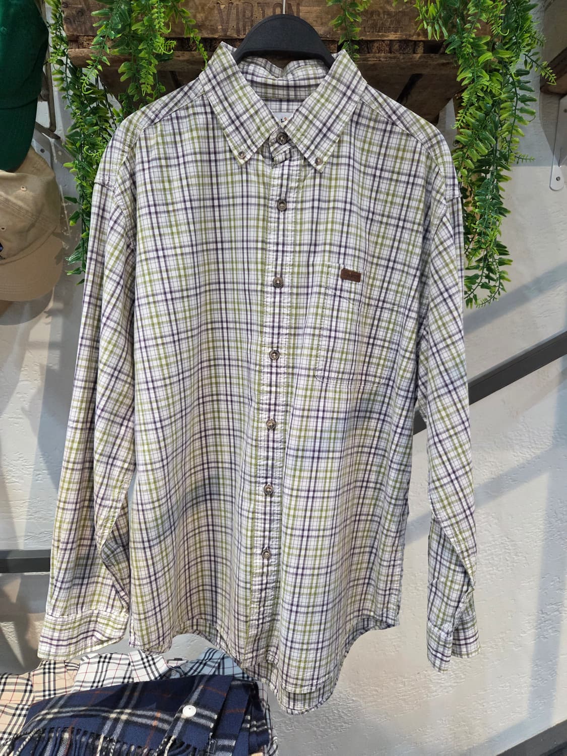 CARHARTT 칼하트 라임체크 긴팔셔츠 상품이미지2