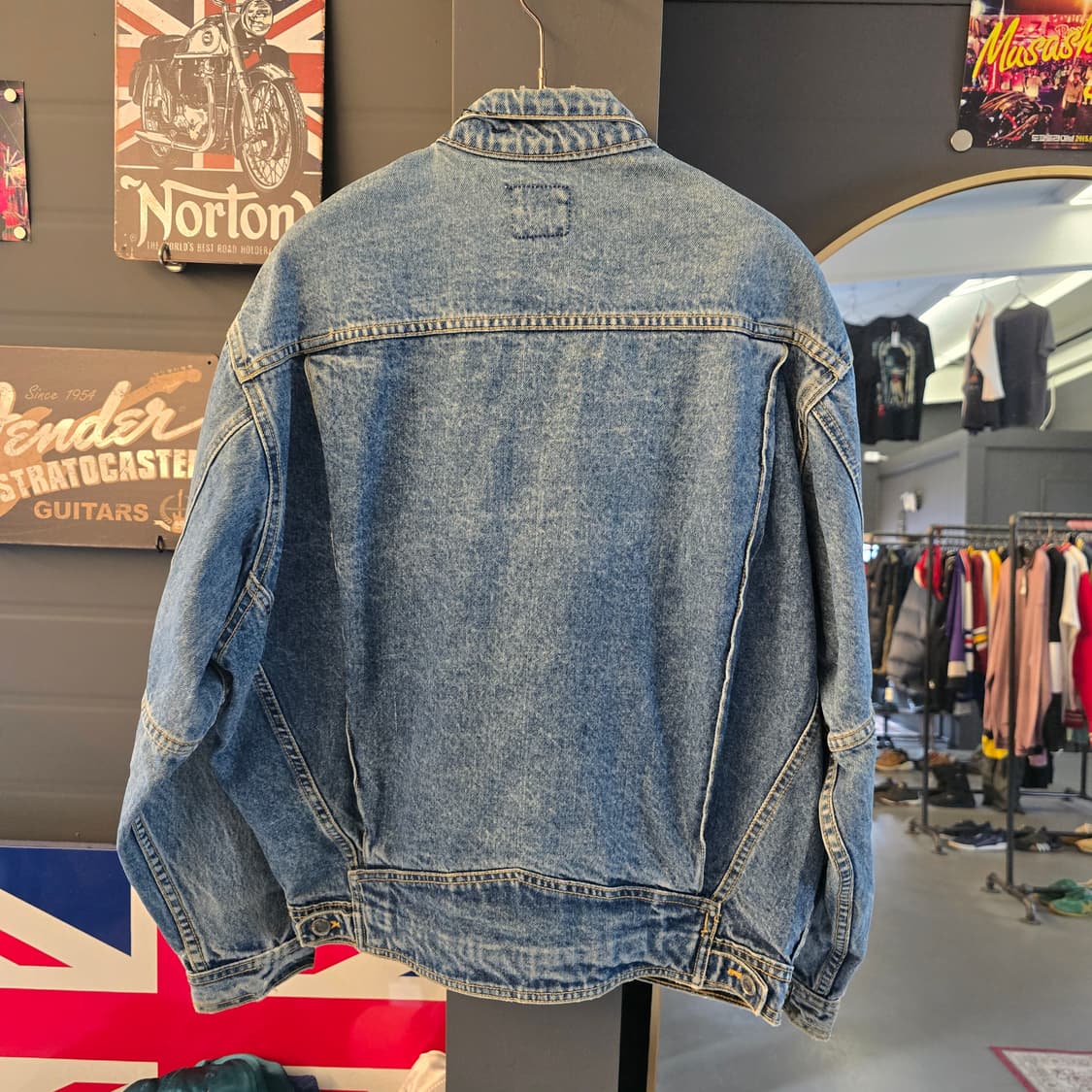 BASIC WORKS 데님 자켓 워크자켓 오버핏 상품이미지2