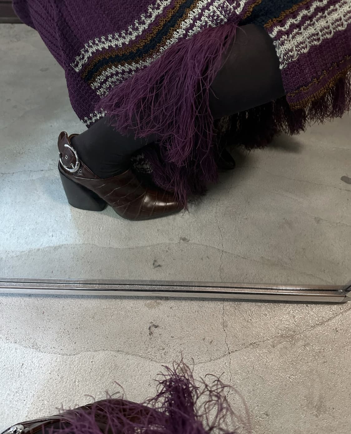 CHLOE croc buckle heel 상품이미지4