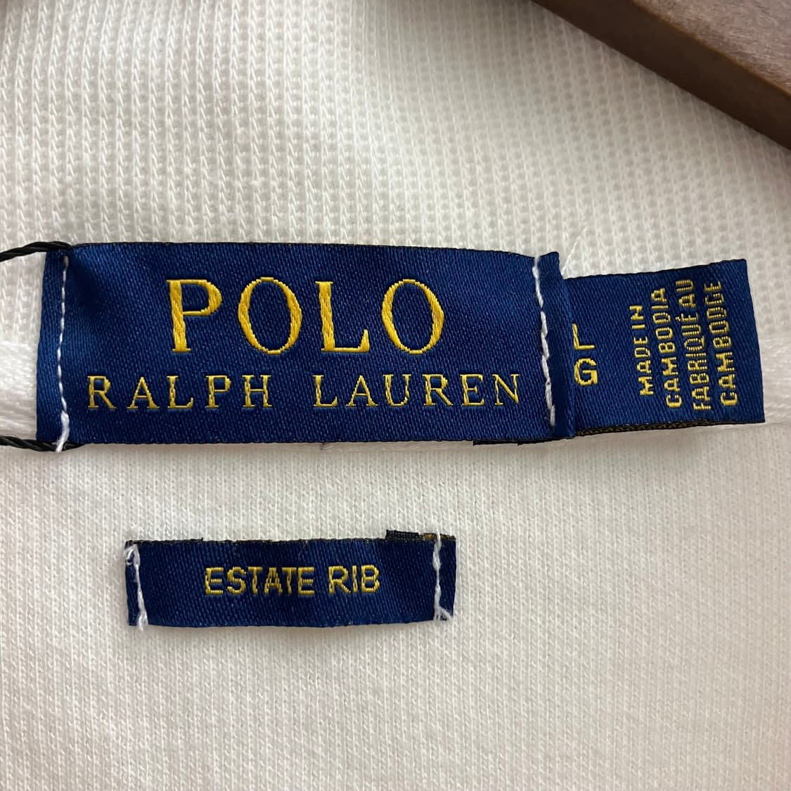 N195 폴로 반집업 화이트 상품이미지3