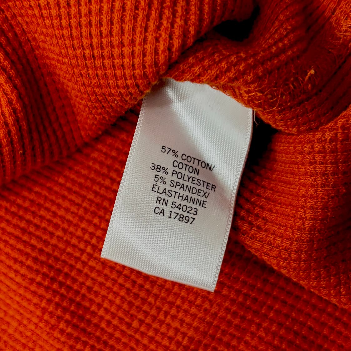 바나나리퍼블릭 와플 롱슬리브 티셔츠 (XL) 상품이미지5