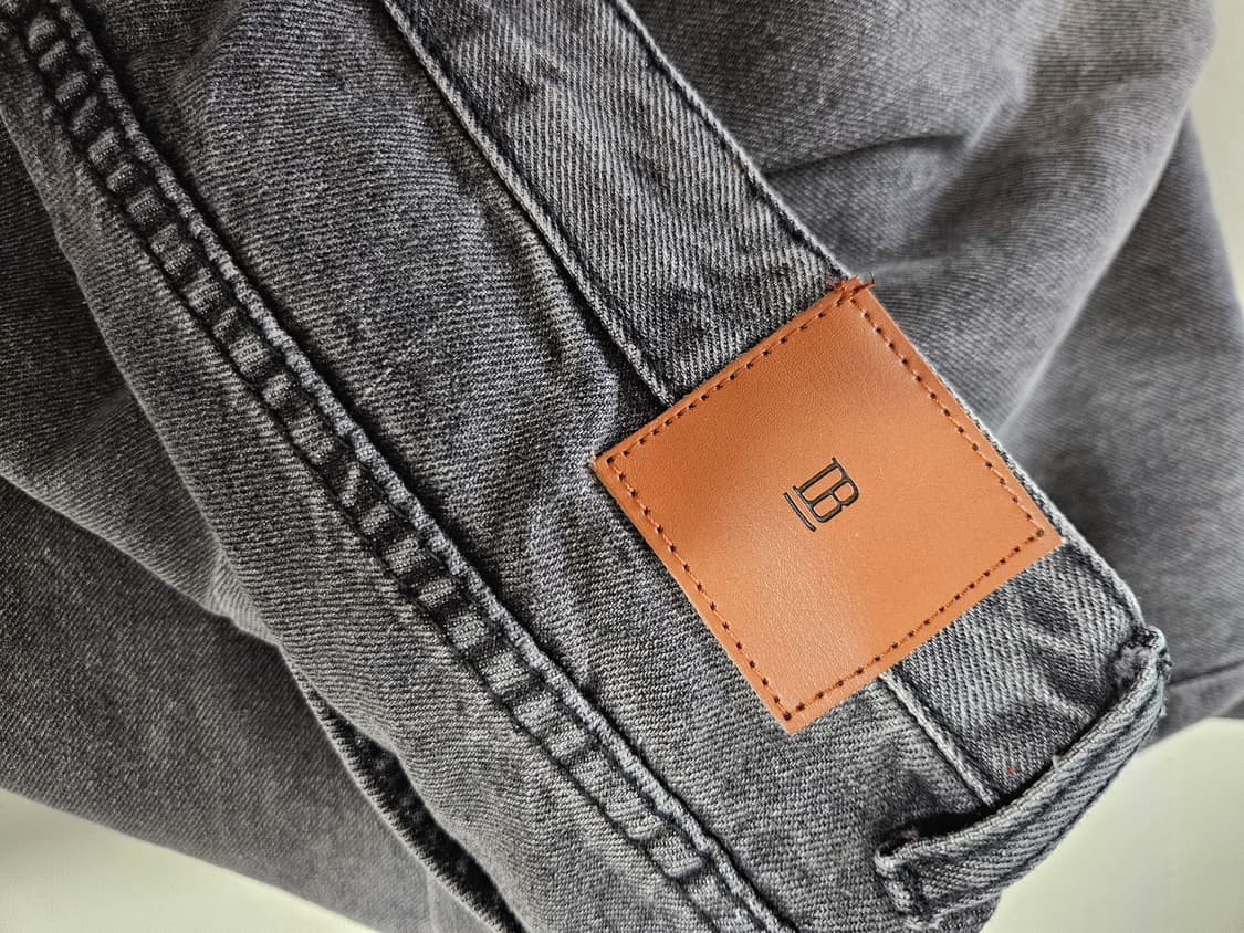 디미트리블랙 원턱 와이드 데님팬츠 - 그레이 34 상품이미지3