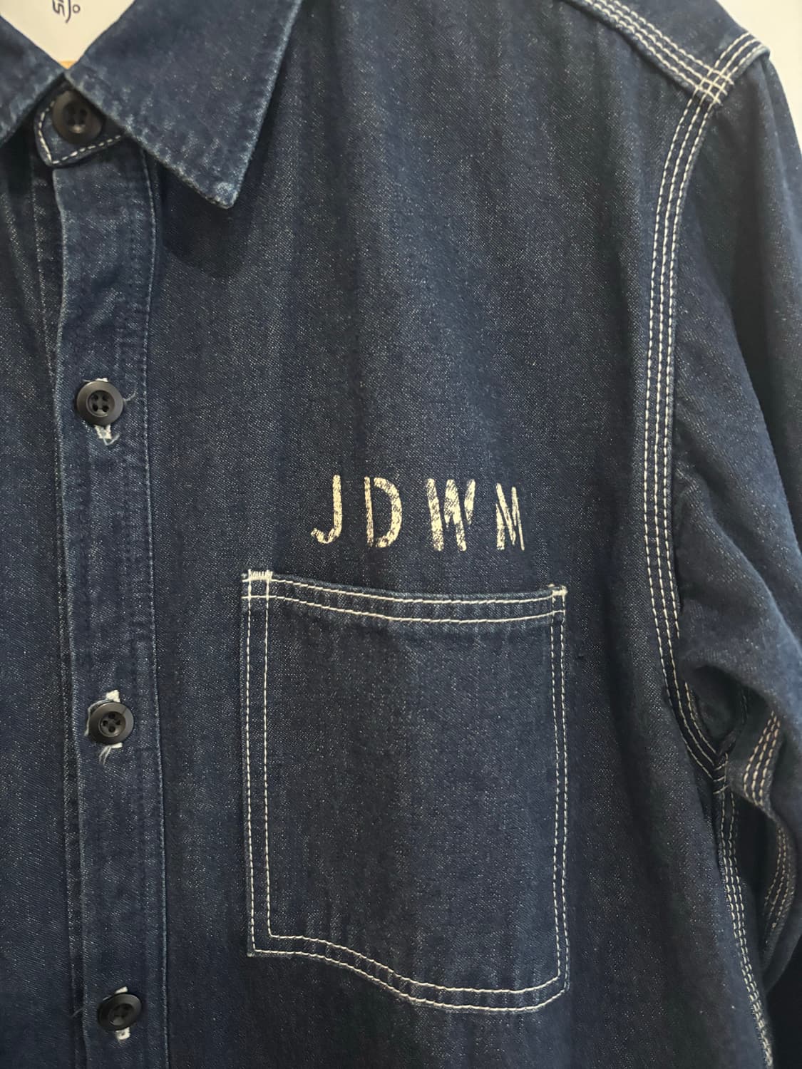 Wacko maria x jean diadem denim shirt jk 상품이미지2