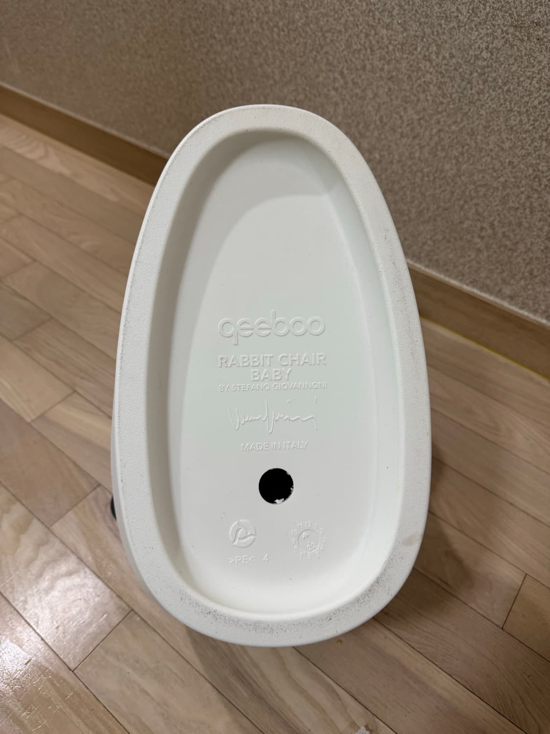 퀴부 래빗체어 베이비 화이트 상품이미지4