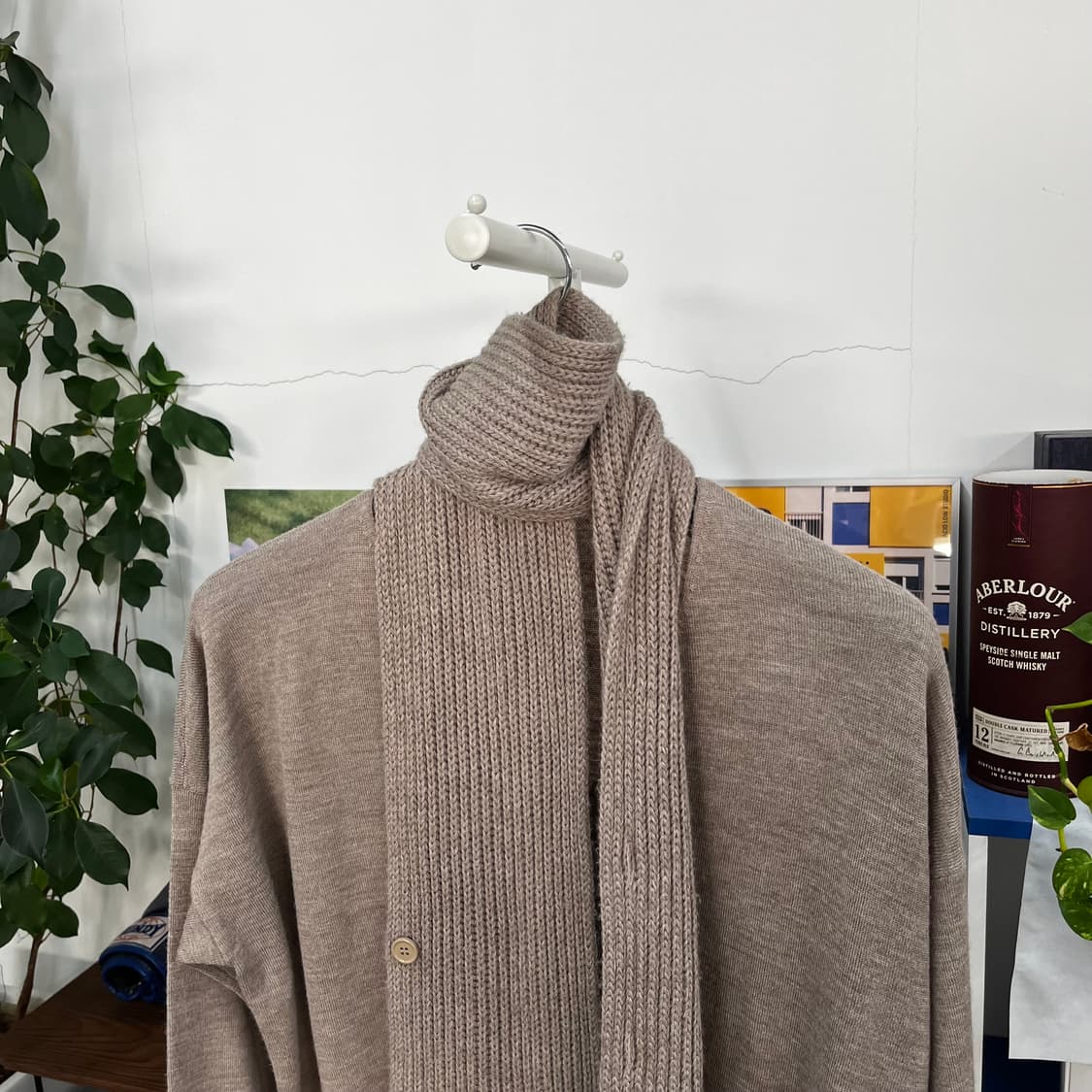 MM6 메종마르지엘라 머플러 레이어드 가디건 S 상품이미지2