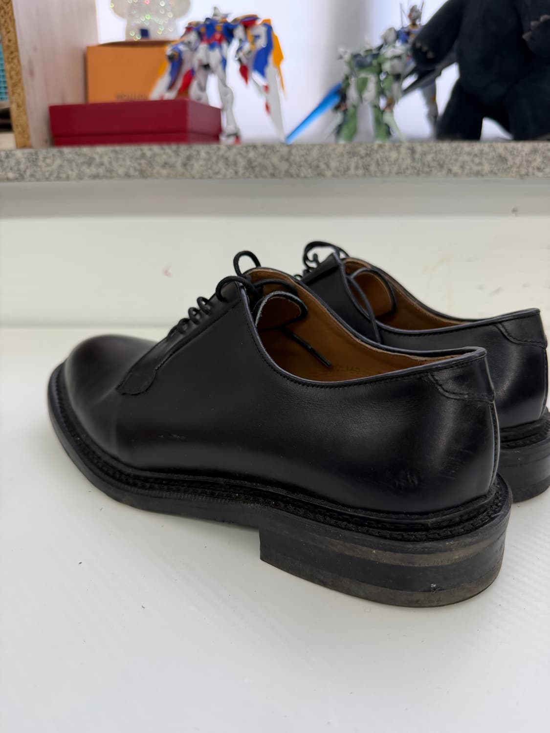 정품) 조셉트 블랙 더비 슈즈 레이스업 남성 구두 260 상품이미지6