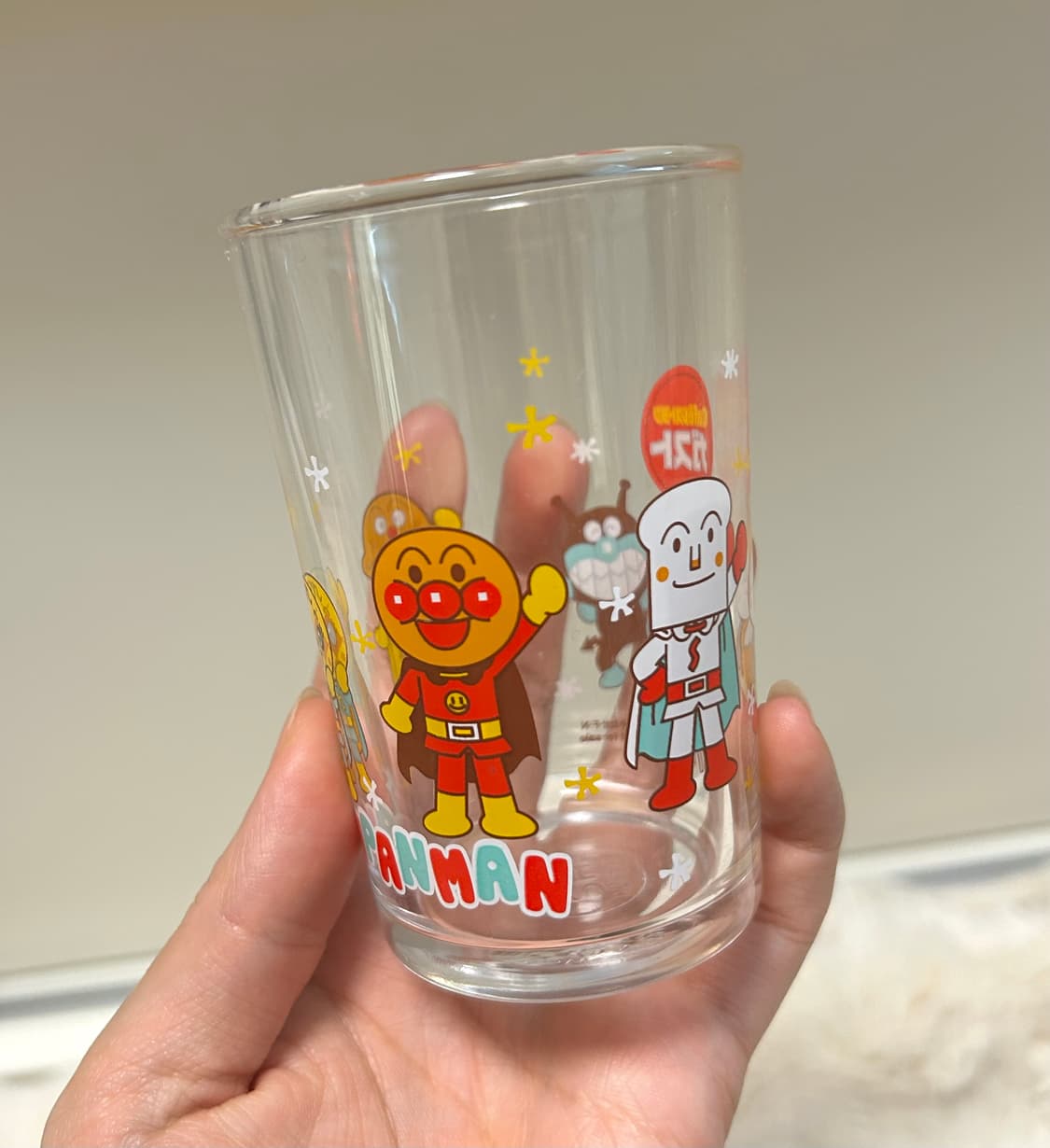 고전 호빵맨 가스토패밀리레스토랑 한정 유리컵 상품이미지2