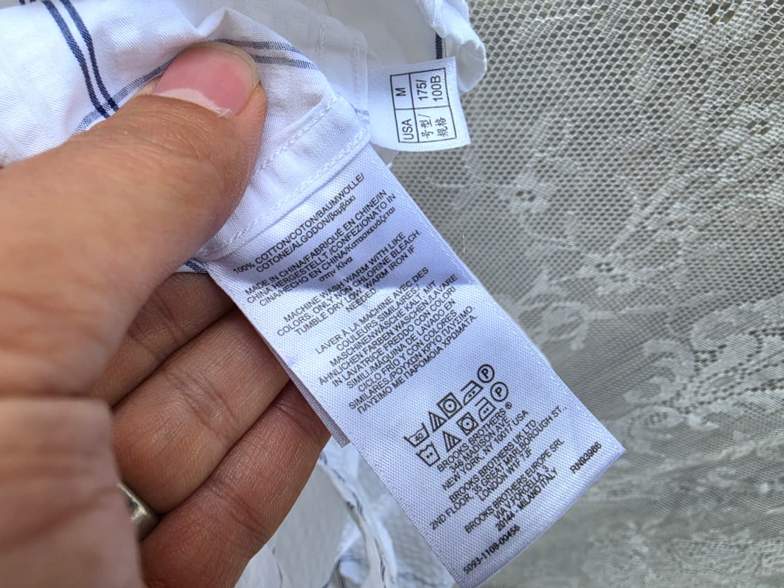 브룩스 브라더스 레드 플리스 시어서커 원단 상품이미지6