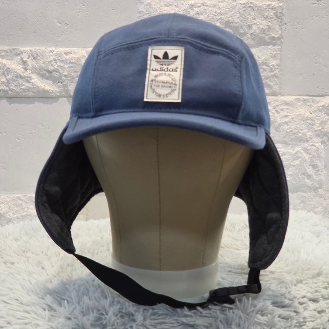 L9-1:아디다스 오리지널스 귀달이 윈터캡 블루(머리둘레 56-59cm) 상품이미지2