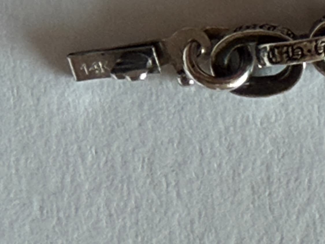 크롬하츠 페이퍼체인 네클리스 20인치  상품이미지3