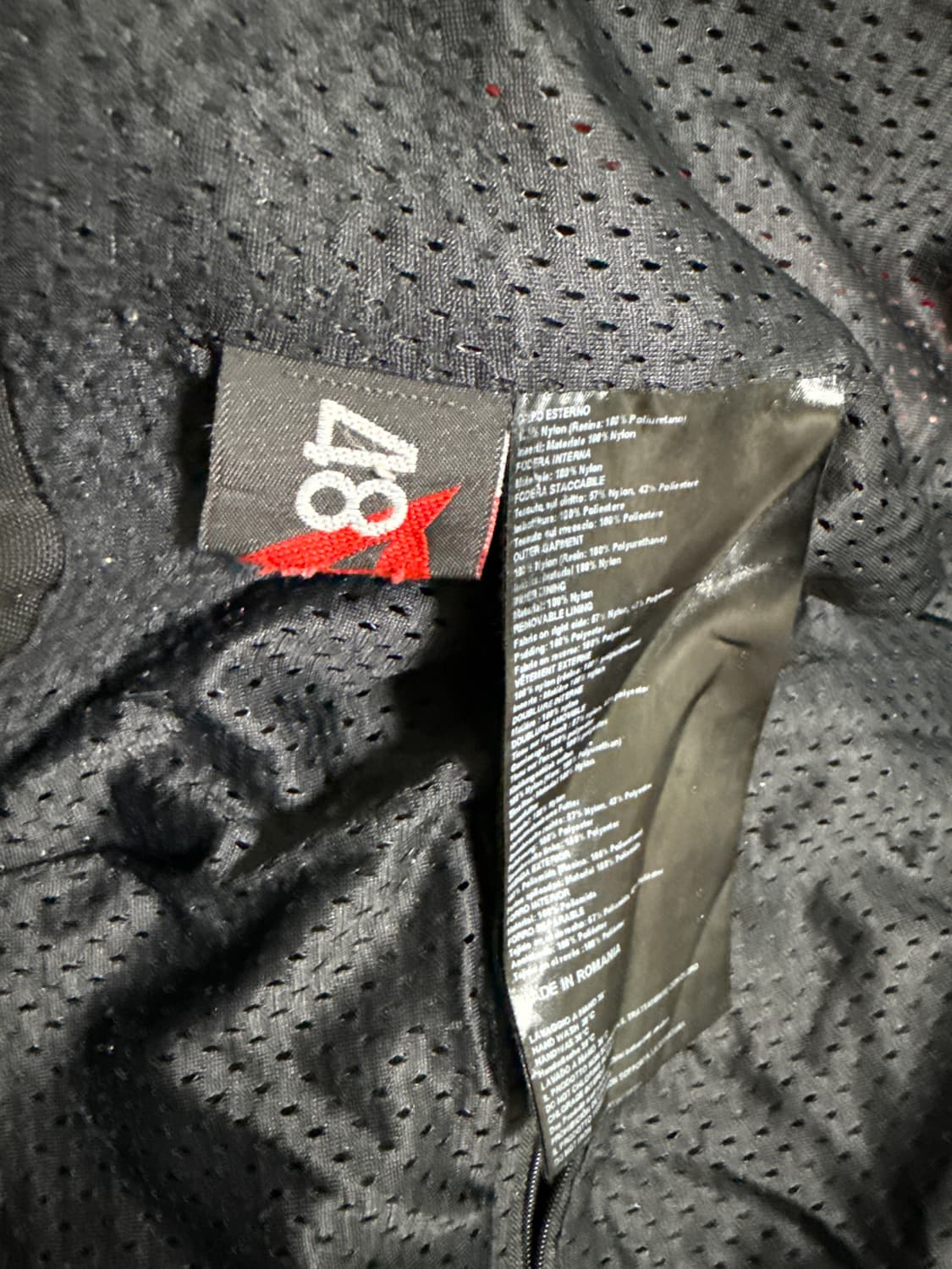 다이네즈 나일론 하이넥 노패드 모토자켓 상품이미지10