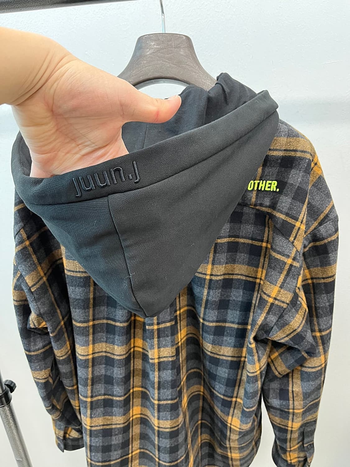 105) 준지 후드 플란넬 셔츠  상품이미지5